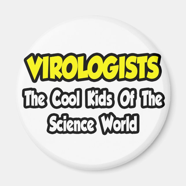 Virologer.. Coola Kids of Science World Magnet (Framsidan)