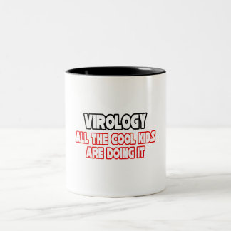 Virologi.. Coola barn Två-Tonad Mugg