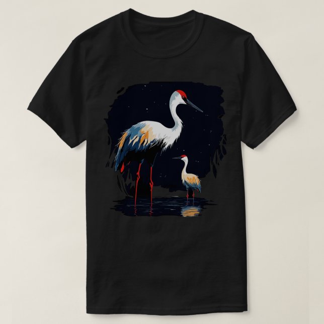 Viroping Crane Fars dag T Shirt (Design framsida)