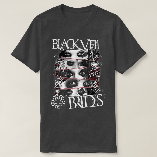 Virtual Blacks Veils Art Birds Band Music Legend 8 T Shirt (Design framsida)