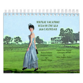 Virtual Vacations: Veda in the USA, 2026 Calendar Kalender