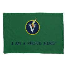 VIRTUE HEROES Pillow Fodral - Grönt