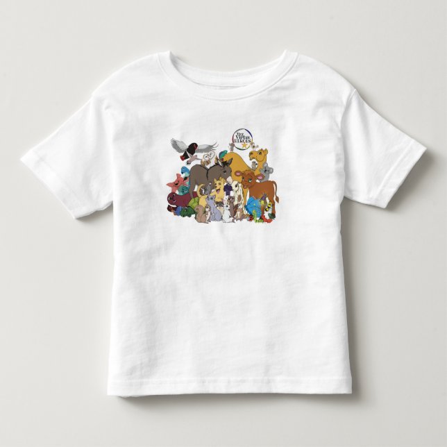 Virtue Heroes™ Småbarn T-Shirt (Framsida)