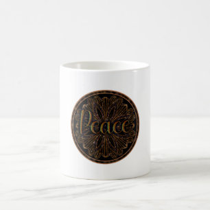 Virtue Peace Mandala Kaffemugg