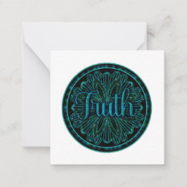Virtue Truth Mandala Anteckningskort