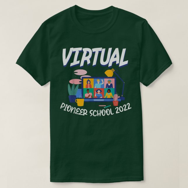 Virtuell 2022 Pioneer School JW Vittnesmål Bästa l T Shirt (Design framsida)
