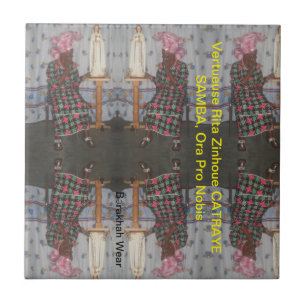 Virtuell äldre Rita Zinhoue CATRAYE SAMBA-plattor Kakelplatta