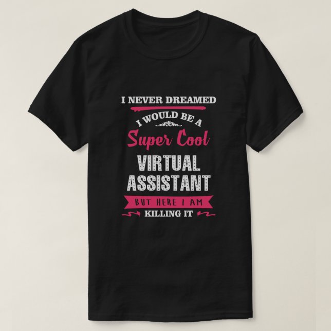 Virtuell assistent för toppen Coola T Shirt (Design framsida)