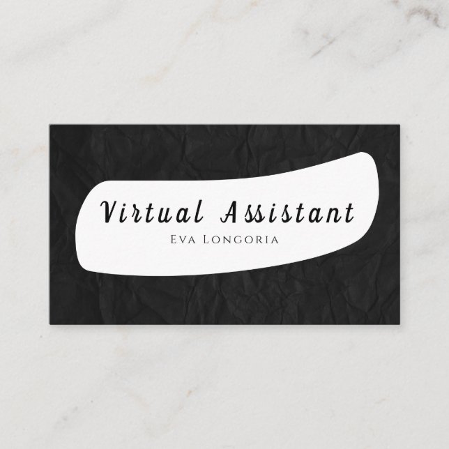 Virtuell assistent Namnkort (Framsida)