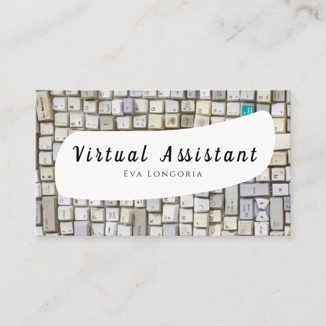 Virtuell assistent visitkort (Framsida)