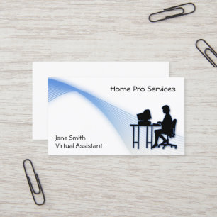 Virtuell assistentvisitkort visitkort