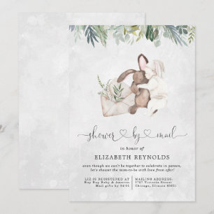 Virtuell baby shower via postinbjudan inbjudningar