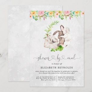 Virtuell baby shower via postinbjudan inbjudningar
