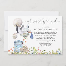 Virtuell baby shower via postinbjudan inbjudningar