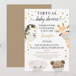 Virtuell babystövel inbjudningar