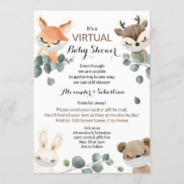 Virtuell babystövel inbjudningar