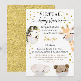 Virtuell babystövel inbjudningar