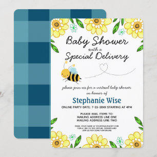 Virtuell Bee-babyvy per post Inbjudningar