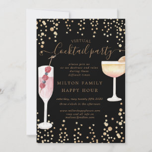 virtuell cocktail party inbjudningar