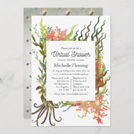 Virtuell dusch för Nautical Sjögräs Inbjudningar