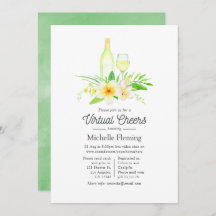 Virtuell dusch för Vin-tostning för exotisk Blommi