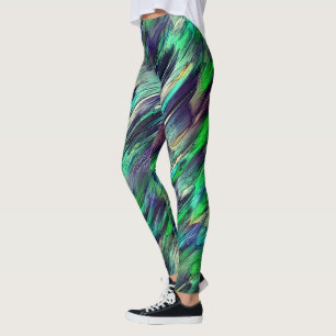 Virtuell, färglös stalaktat eller förstört lagrar leggings