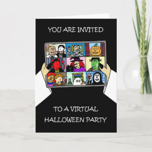 Virtuell Halloweenfest Inbjudan