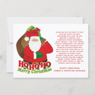 Virtuell hashtag jul Jag spionerar på spel Inbjudningar