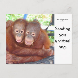 Virtuell Hug Vykort