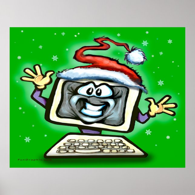 Virtuell jul poster (Framsidan)