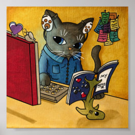 Virtuell lärare Back to school 2020-gåva till Teac Poster