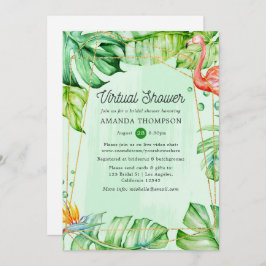 Virtuell Möhippa för tropisk sommargeometri Inbjudningar