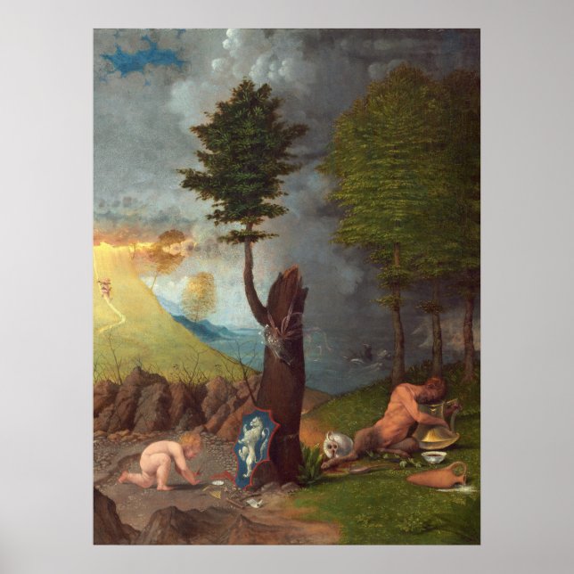 Virtuell och Vice - Lorenzo Lotto Fine Art Poster (Framsidan)