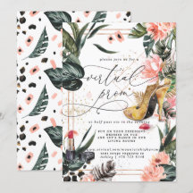 Virtuell Prom Party | Tropical Greenery, Rosa Blom