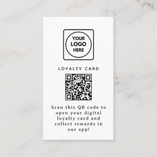 Virtuell QR Anpassad digital belöningslänk för f Lojalitetskort