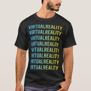 Virtuell realitet för blå Gult VR T Shirt
