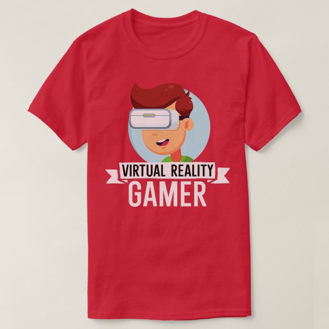 Virtuell realitetsspelare t shirt (Design framsida)