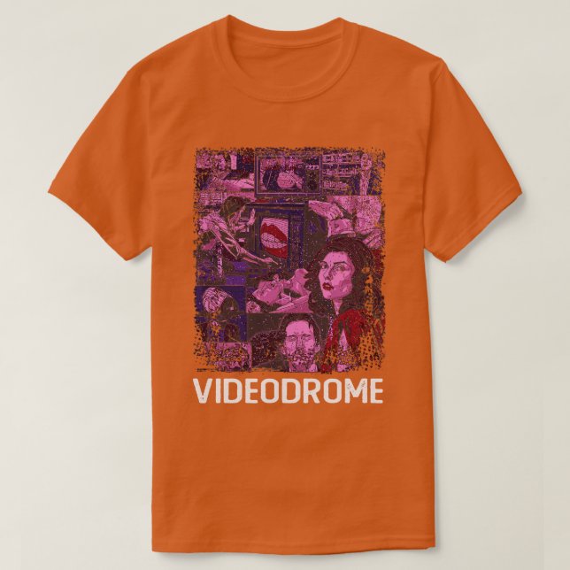 Virtuell Seduction Videodrome TShirt Sucb till Te T Shirt (Design framsida)