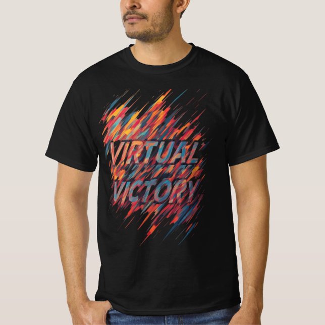 Virtuell seger t shirt (Framsida)
