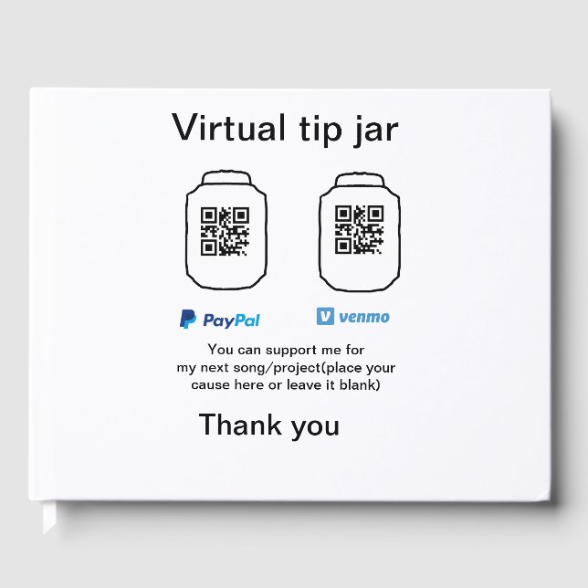 Virtuell spets burk q eller penningdonation PayPal Gästböcker (Framsida)