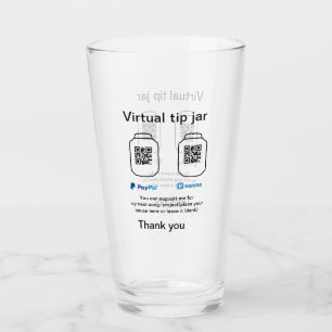 Virtuell spets burk q eller penningdonation PayPal Glaskopp