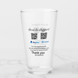 Virtuell spets burk q eller penningdonation PayPal Glaskopp