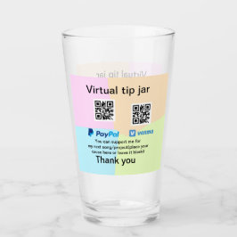 Virtuell spets burk q eller penningdonation PayPal Glaskopp