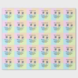 Virtuell spets burk q eller penningdonation PayPal Presentpapper