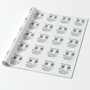 Virtuell spets burk q eller penningdonation PayPal Presentpapper