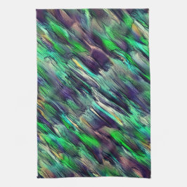 Virtuell stalaktik eller bild lagrar har förstörts kökshandduk