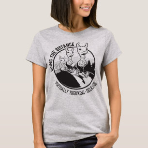 Virtuell Trek Kvinnors Grått T-skjorta T Shirt