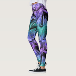 virtuell verklighet, mörk kristallgradient : leggings
