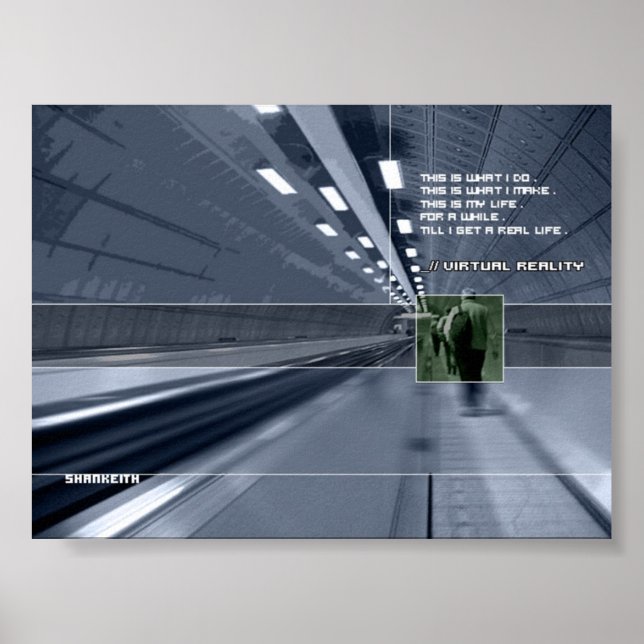 Virtuell verklighet poster (Framsidan)