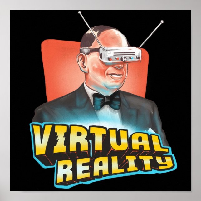 Virtuell verklighet poster (Framsidan)